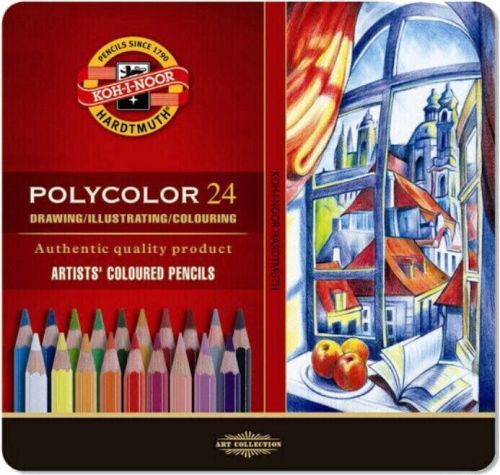 KOH-I-NOOR Polycolor Artist's Coloured Pencils (24 Pieces)