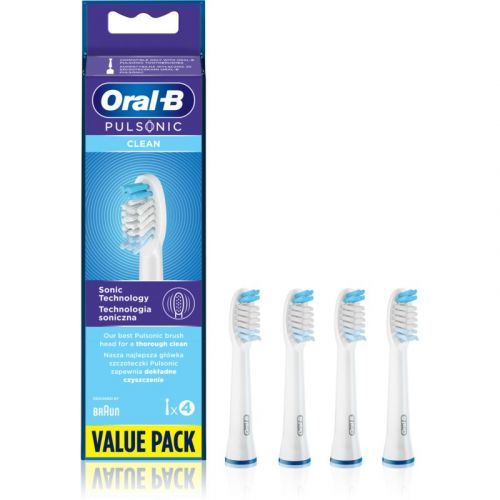 Oral B Pulsonic Clean SR 32-4 Replacement Heads For Toothbrush 4 pc