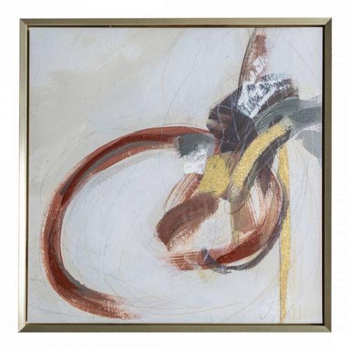 Shibu Abstract Framed Canvas 74x74cm