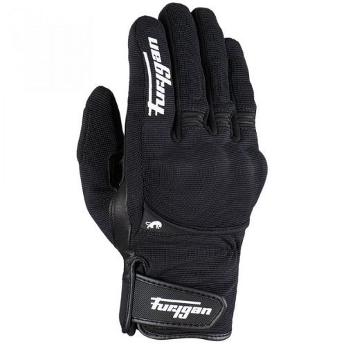 Furygan Jet All Season D3O Black White Motorcycle Gloves S