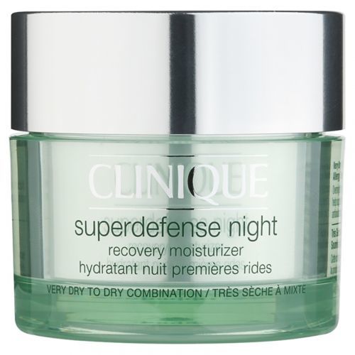 Clinique Superdefense Night Moisturizing Night Cream Against The First Signs of Skin Aging 50 ml
