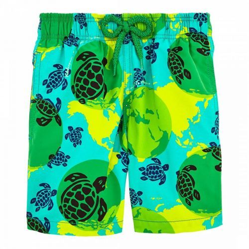 Boy's Green Jim Swim Shorts