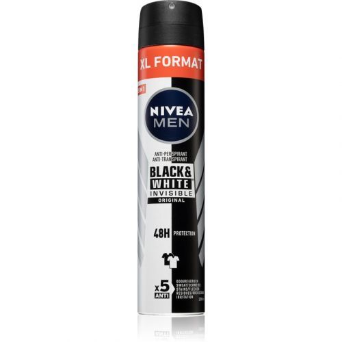 Nivea Men Black & White Invisible Original Antiperspirant Spray for Men 200 ml