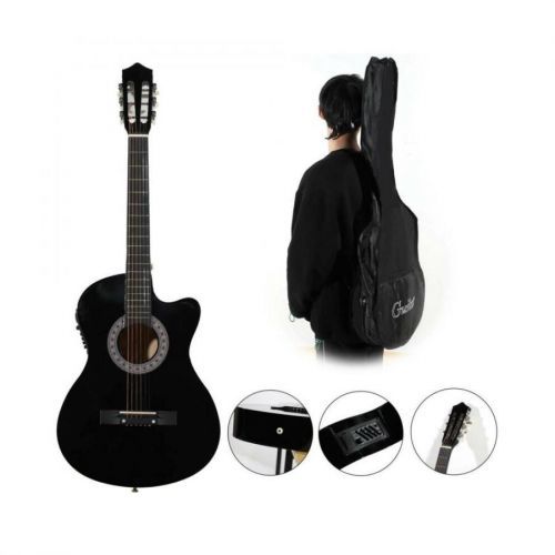 Adult Full Size Electro Acoustic Guitar Starter Kit For Beginners