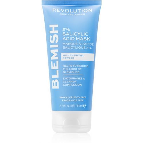 Revolution Skincare Blemish 2% Salicylic Acid Cleansing Mask With 2% Salicylic Acid 65 ml