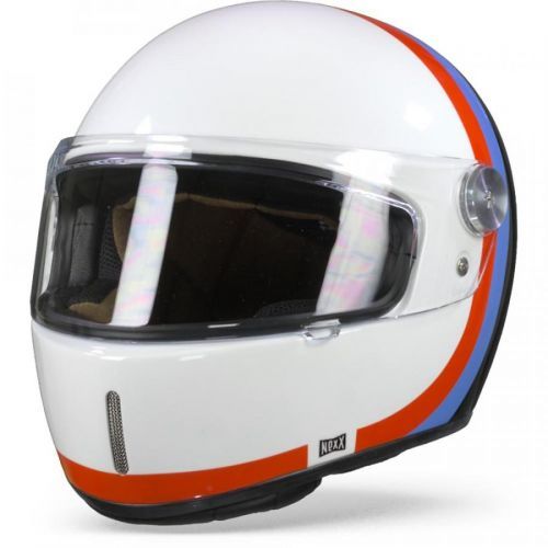 Nexx X.G100 R Speedway White Blue Full Face Helmet S