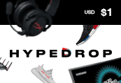 1$ HypeDrop Gift Card 1 USD Prepaid Code