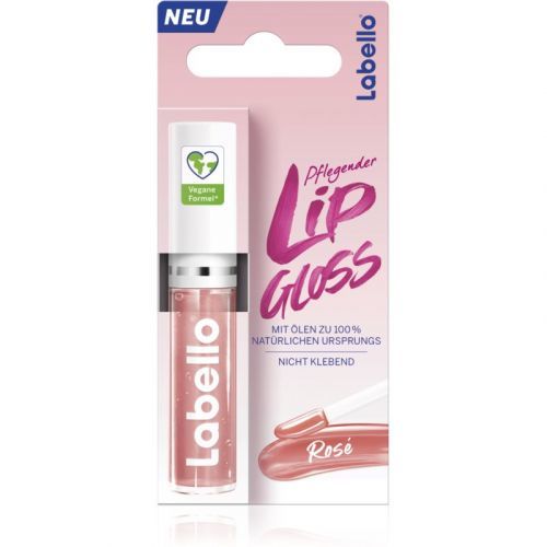 Labello Lip Gloss Skin Care Oil for Lips Shade Rosé 5,5 ml