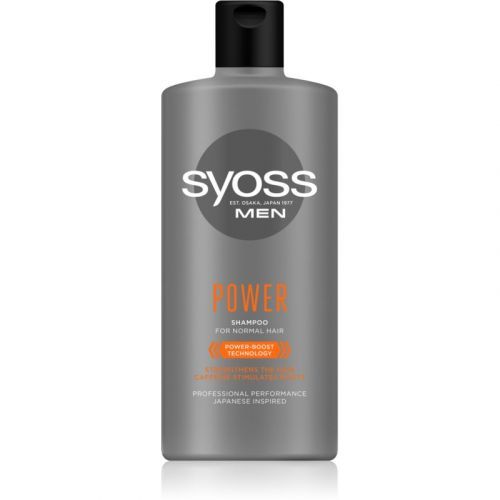 Syoss Men Power & Strength Energising Shampoo with Caffeine 440 ml