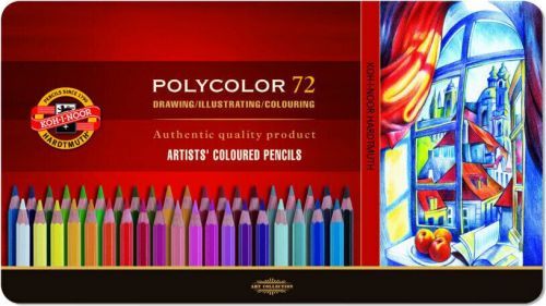 KOH-I-NOOR Polycolor Artist's Coloured Pencils (72 Pieces)