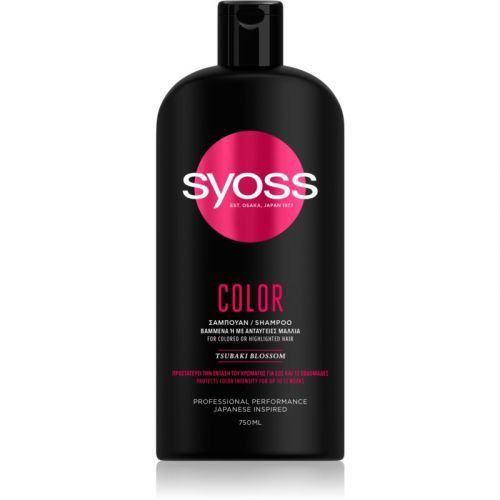Syoss Color Tsubaki Blossom Protective Shampoo For Colored Hair 750 ml