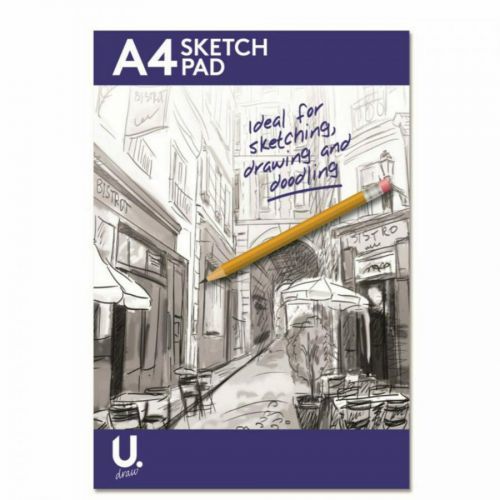 A4 Sketch Pad Book White Paper Artist Sketching Drawing Doodling Art