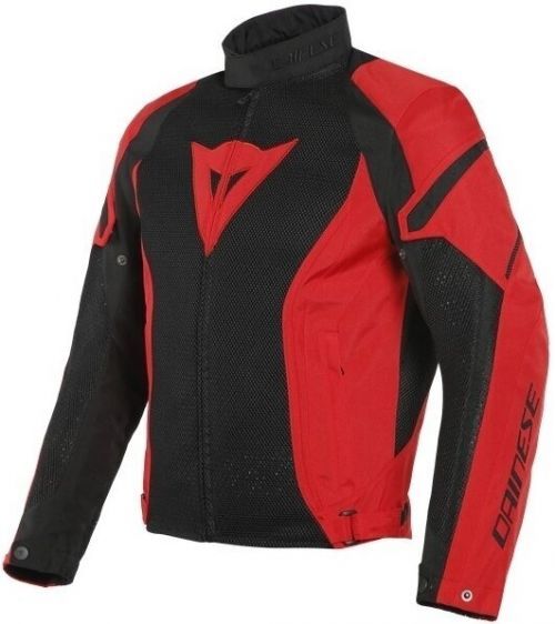 Dainese Air Crono 2 Tex Jacket Black/Lava Red/Lava Red 56