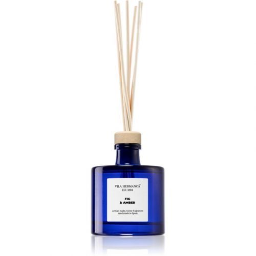 Vila Hermanos Aphotecary Cobalt Blue Fig & Amber aroma diffuser with filling 100 ml