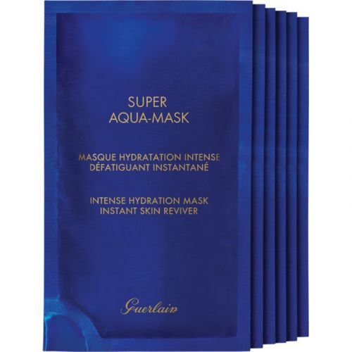 GUERLAIN Super Aqua Intense Hydration Mask Moisturising face sheet mask 6 pc