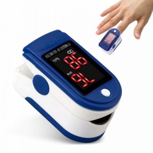 Fingertip Pulse Oximeter Heart Rate Monitor Blood Oxygen Saturation SpO2 Sensor LED Display