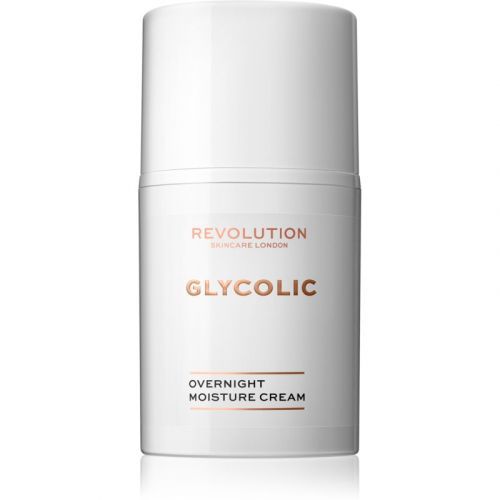 Revolution Skincare Glycolic Acid Glow Revitalizing and Replumping Night Cream 50 ml