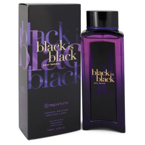 Nu Parfums - Black Is Black Pour Femme 100ML Eau de Parfum Spray