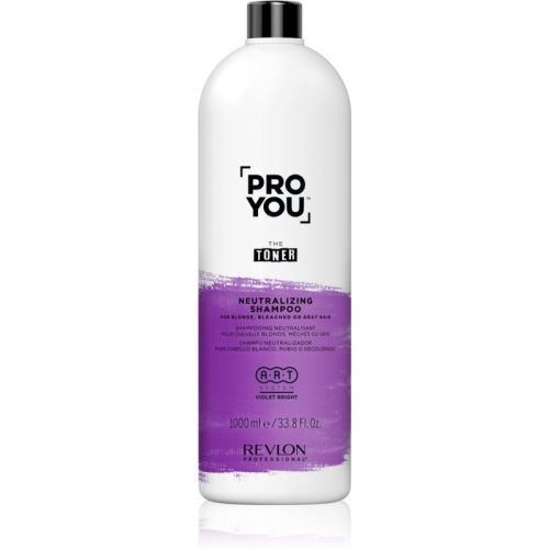 Revlon Professional Pro You The Toner Brassy Tones Neutralizing Shampoo For Blonde And Grey Hair 1000 ml