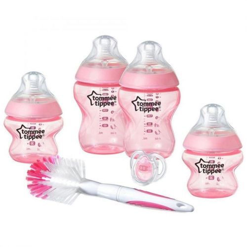 Tommee Tippee Closer to Nature Bottle Starter Kit  - Pink