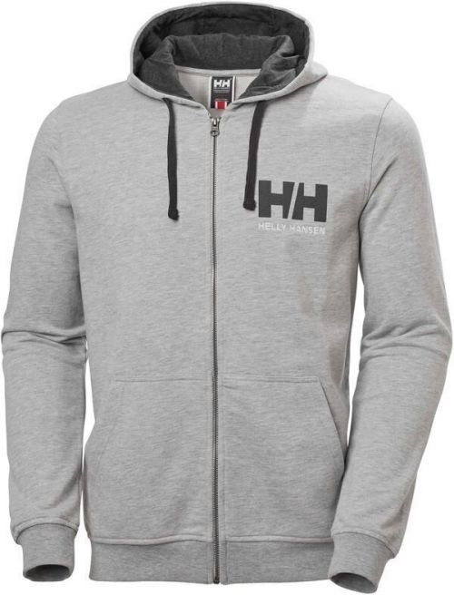 Helly Hansen HH Logo Full Zip Hoodie Grey Melange L