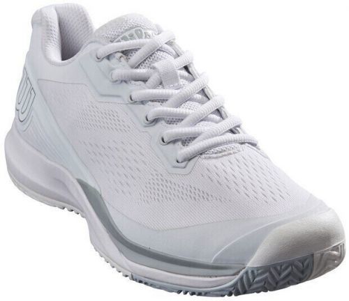 Wilson Rush Pro 3.5 Womens Tennis Shoes White/White/Pearl Blue UK 4