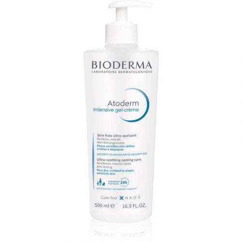 Bioderma Atoderm Intensive Gel-Cream Calming Care For Very Dry Sensitive And Atopic Skin 500 ml