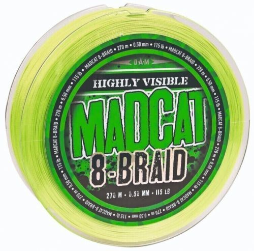 MADCAT 8-Braid 270m 0.60mm Hi Vis Yellow