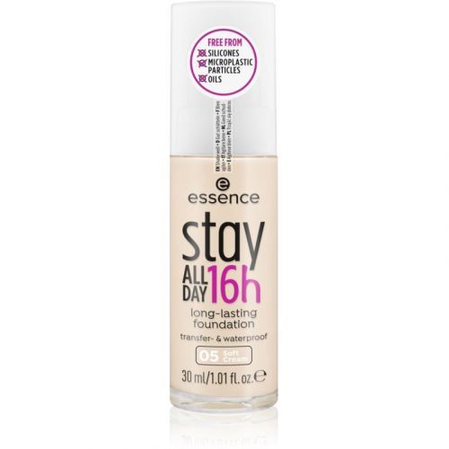 Essence Stay ALL DAY 16h Waterproof Make-Up Shade 05 Soft Cream 30 ml