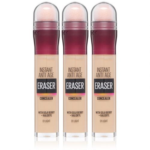 Maybelline Instant Anti Age Eraser Liquid Concealer with a Sponge Applicator 01 Light Shade