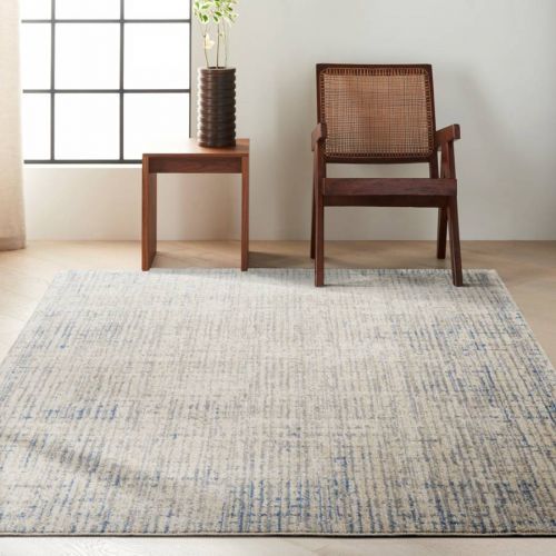 Beige Grey River Flow Rug 221x160cm