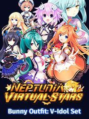 Neptunia Virtual Stars - Bunny Outfit: V-Idol Set