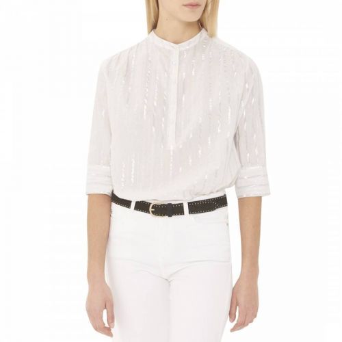 White Cotton Short Sleeved Tunic
