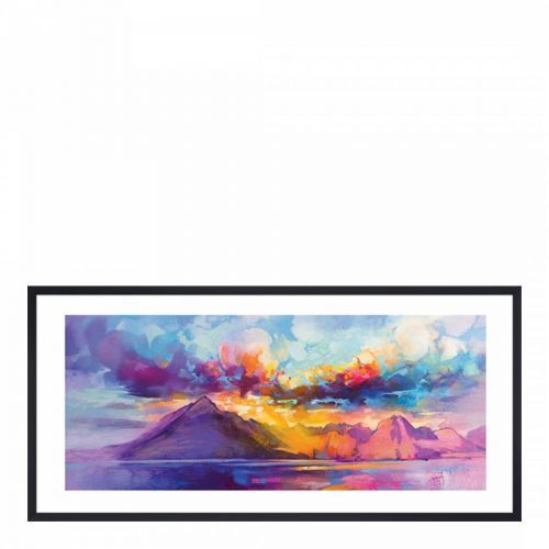 Cuillins Ridge Framed Print 30x60cm