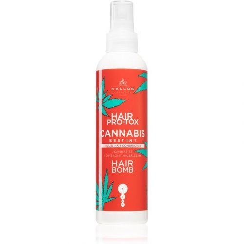 Kallos Hair Pro-Tox Cannabis Leave - In Spray Conditioner With Hemp Oil 200 ml