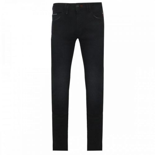 Philipp Plein Super Straight Cut Jeans Colour: BLACK, Size: 30 30