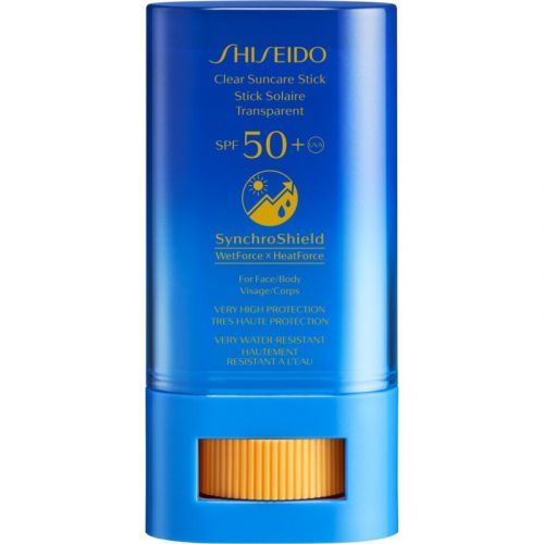 Shiseido Sun Care Clear Stick UV Protector WetForce Local Treatment To Protect From Sun SPF 50+ 20 g