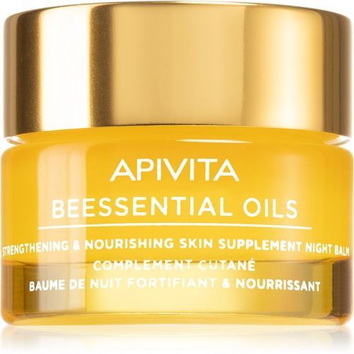 Apivita Beessential Oils Night Skin Balm with Nourishing and Moisturizing Effect 15 ml