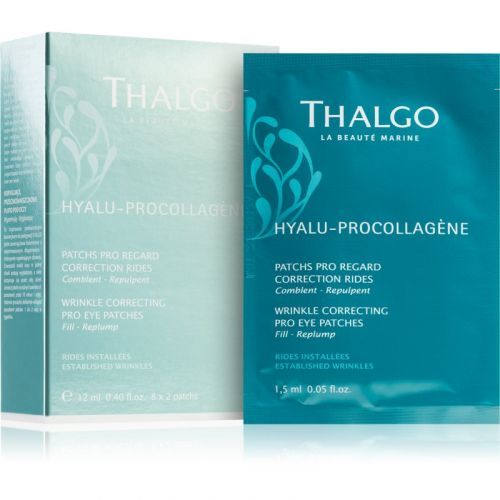 Thalgo Hyalu-Procollagen Wrinkle Correcting Pro Eye Patches Smoothing Eye Mask 8x2 pc