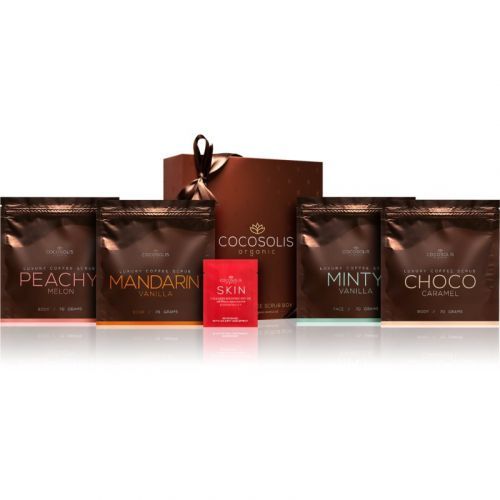 Cocosolis Luxury Coffee Scrub Box Set (for Soft and Smooth Skin)