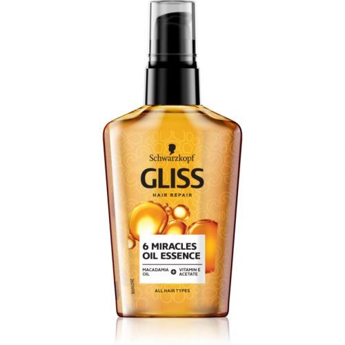 Schwarzkopf Gliss 6 Miracles Oil Essence Intensive Oil Treatment 6 In 1 for Dry Hair 75 ml