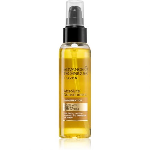 Avon Advance Techniques Absolute Nourishment Nourishing Hair Oil With Argan Oil with Coconut Oil 100 ml