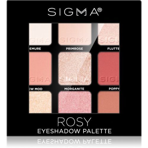 Sigma Beauty Eyeshadow Palette Rosy Eyeshadow Palette 9 g