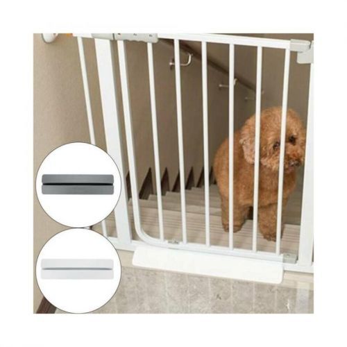 (Gray) Safety Stair Pet Gate Safety Lock Walk Door