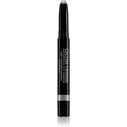 Gosh Mineral Waterproof Long-Lasting Eyeshadow in Pencil Waterproof Shade 006 Metallic Grey 2,5 g