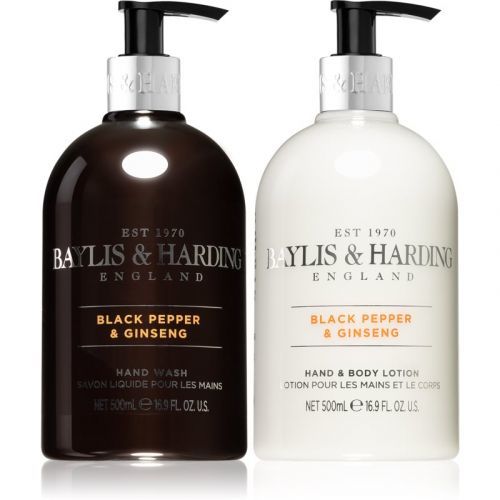 Baylis & Harding Black Pepper & Ginseng cosmetic set for clean and calm skin
