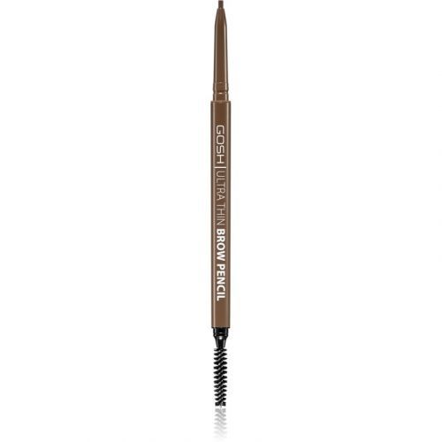 Gosh Ultra Thin Precise Eyebrow Pencil with Brush Shade 002 Greybrown 0,35 g