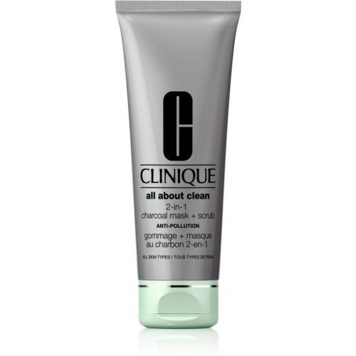 Clinique All About Clean 2-in-1 Charcoal Mask + Scrub Cleansing Face Mask 100 ml
