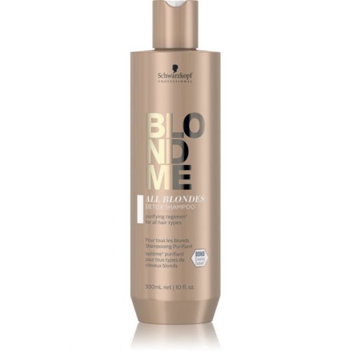 Schwarzkopf Professional Blondme All Blondes Detox Cleansing Detoxifying Shampoo For Blondes And Highlighted Hair 300 ml