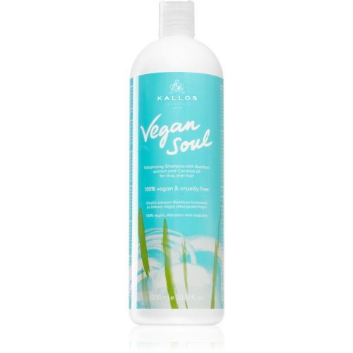 Kallos Vegan Soul Volume Shampoo For Fine Or Thinning Hair 1000 ml